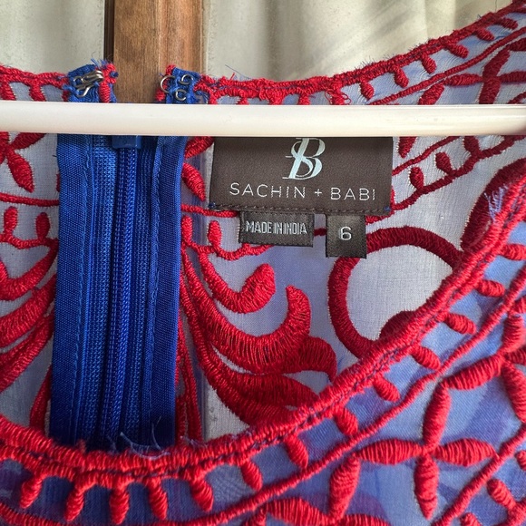 Gorgeous Sachin + Babi Indian Odissi Embroidered Dress boho chic - Picture 4 of 8